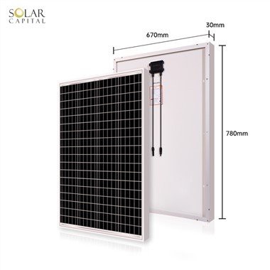 80W monokristalni solarni panel